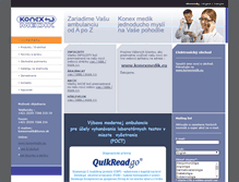 Tablet Screenshot of konexmedik.sk